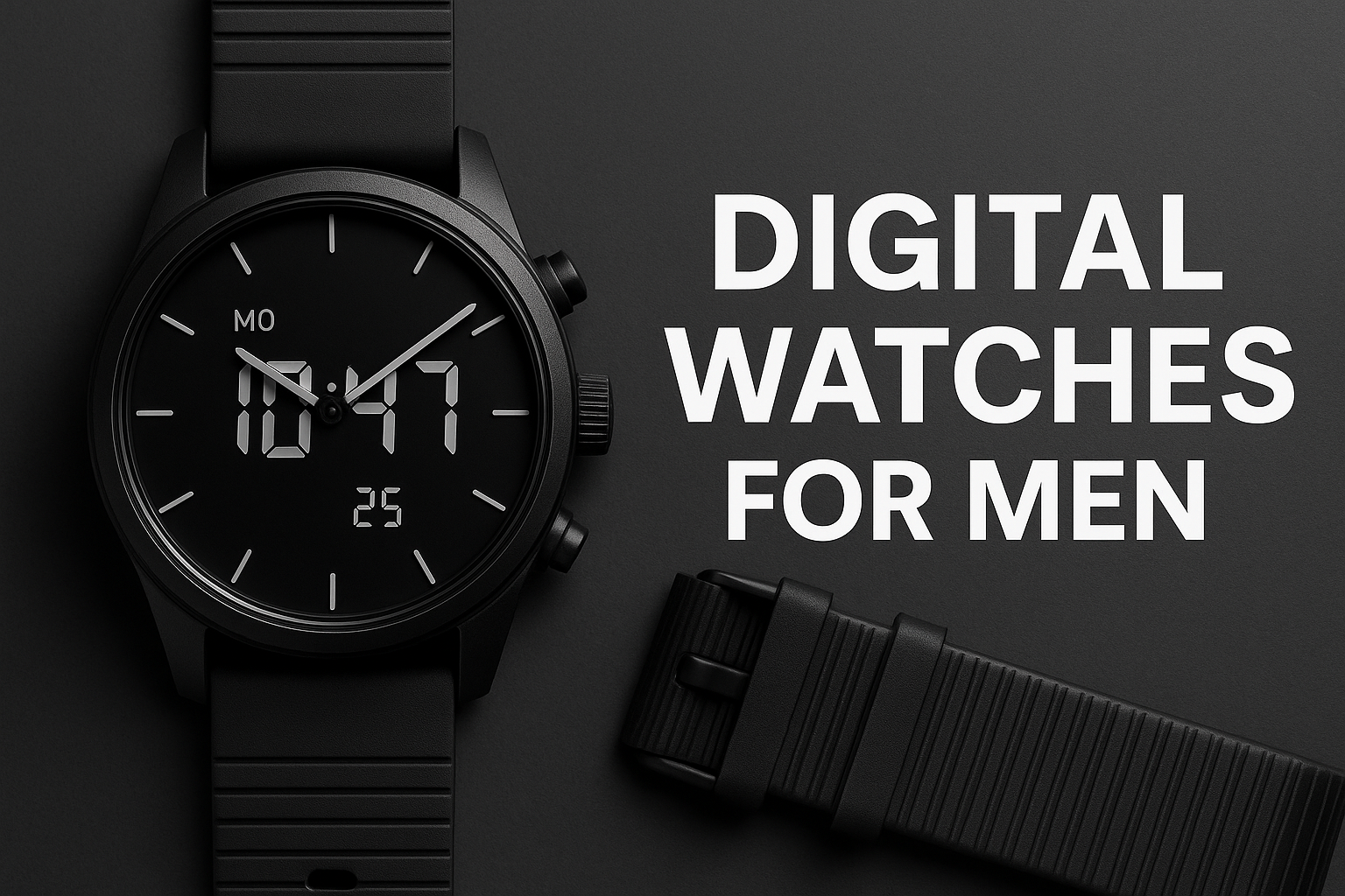 Digital Watches for Men – Tech Meets Daily Style – Tomi Watches