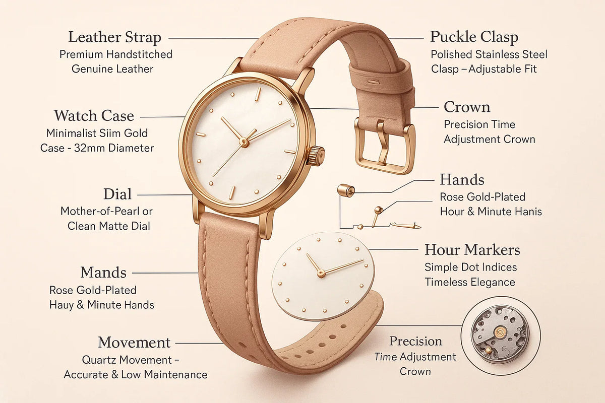 Timeless Grace: Best Women’s Leather Strap Watches in 2025