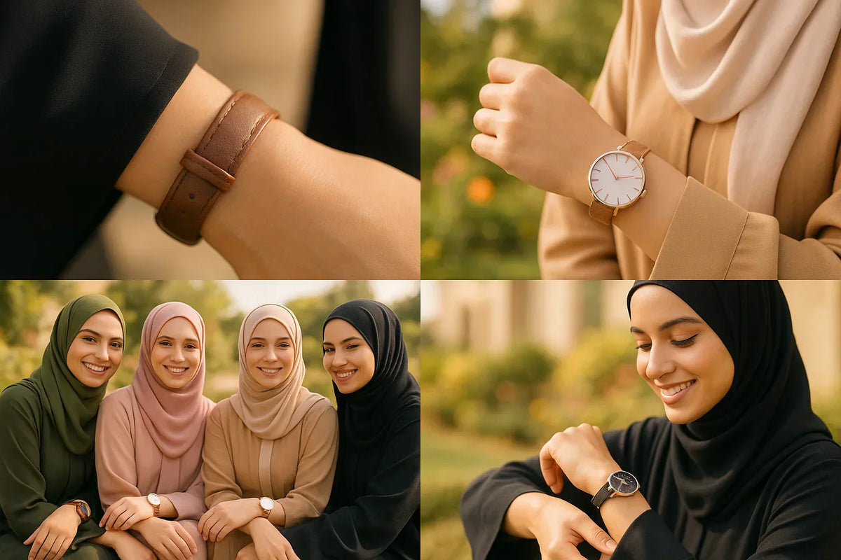 Leather Strap Watches Good for Hijabi Women