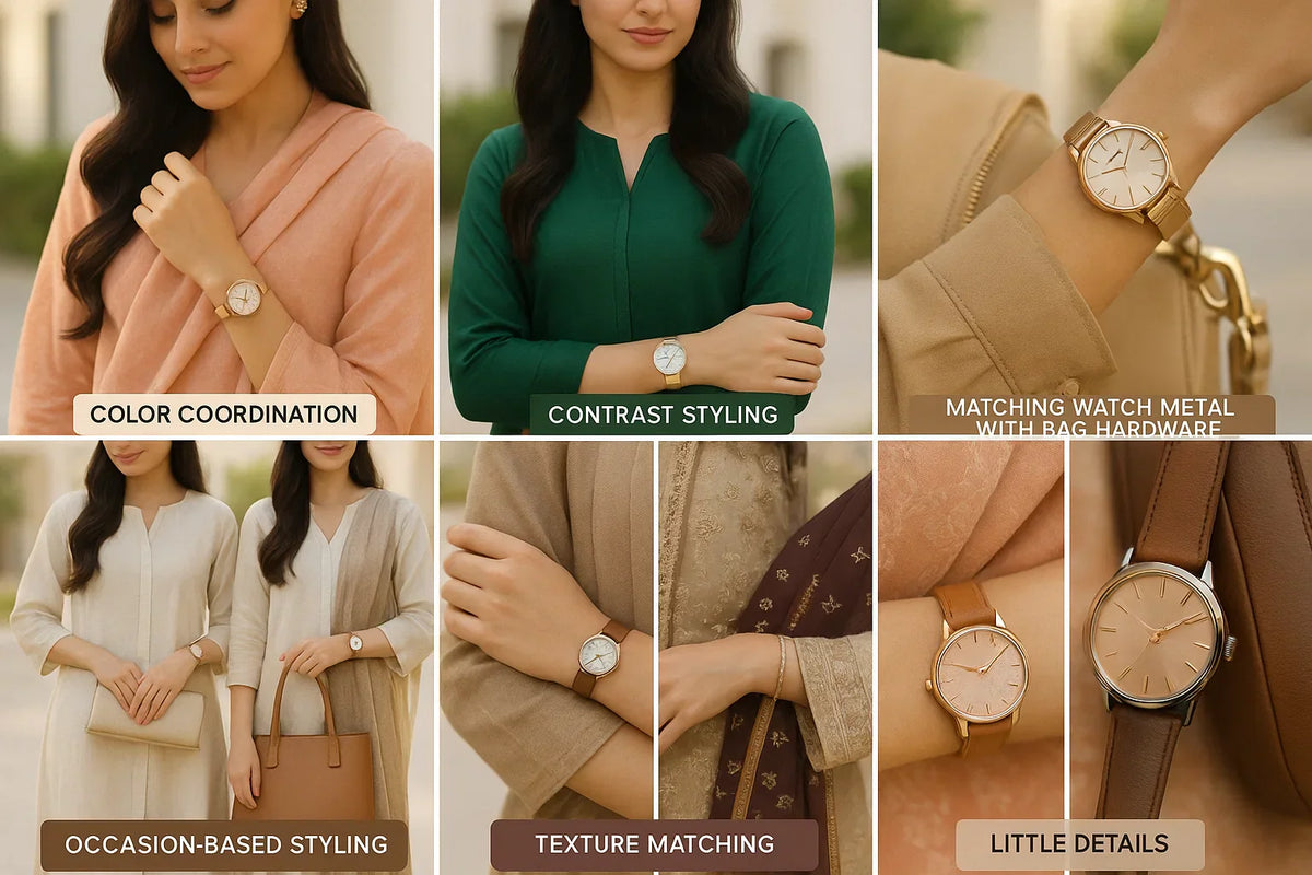 Match Women’s Watch with Dupatta or Handbag Easily – Tomi Watches