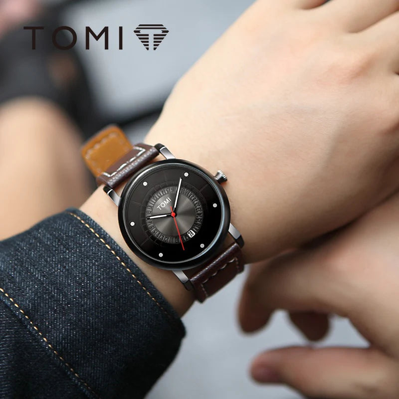 TOMI T-033 Men's Wrist Watch Date Quartz - Tomi Watches