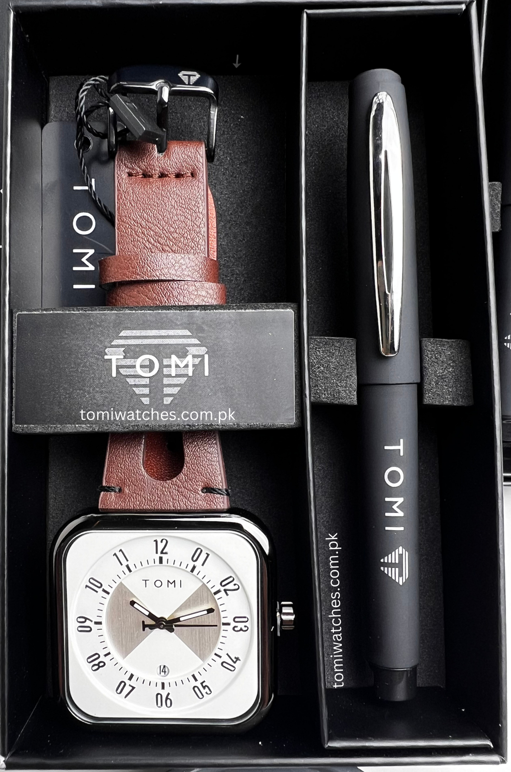 TOMI T-094 Luxury Watch with Pen Gift Set - Tomi Watches