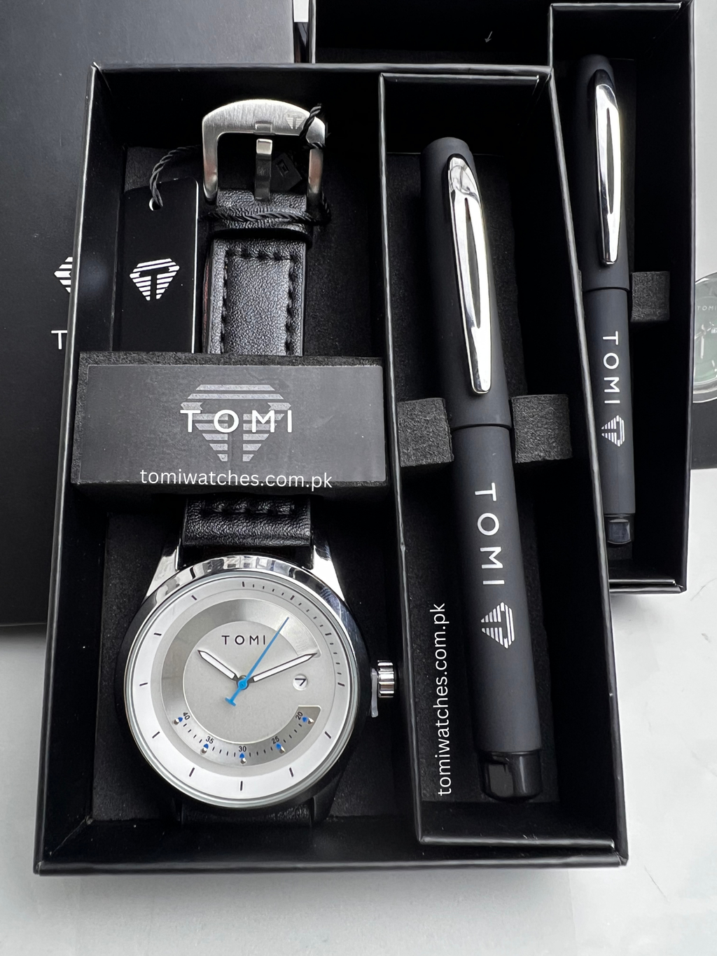 TOMI T-099 Men's Watch with Pen Gift Set - Tomi Watches