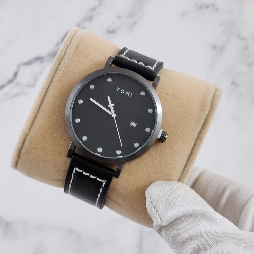 TOMI Luxury Watch Date Quartz T-074 - Tomi Watches