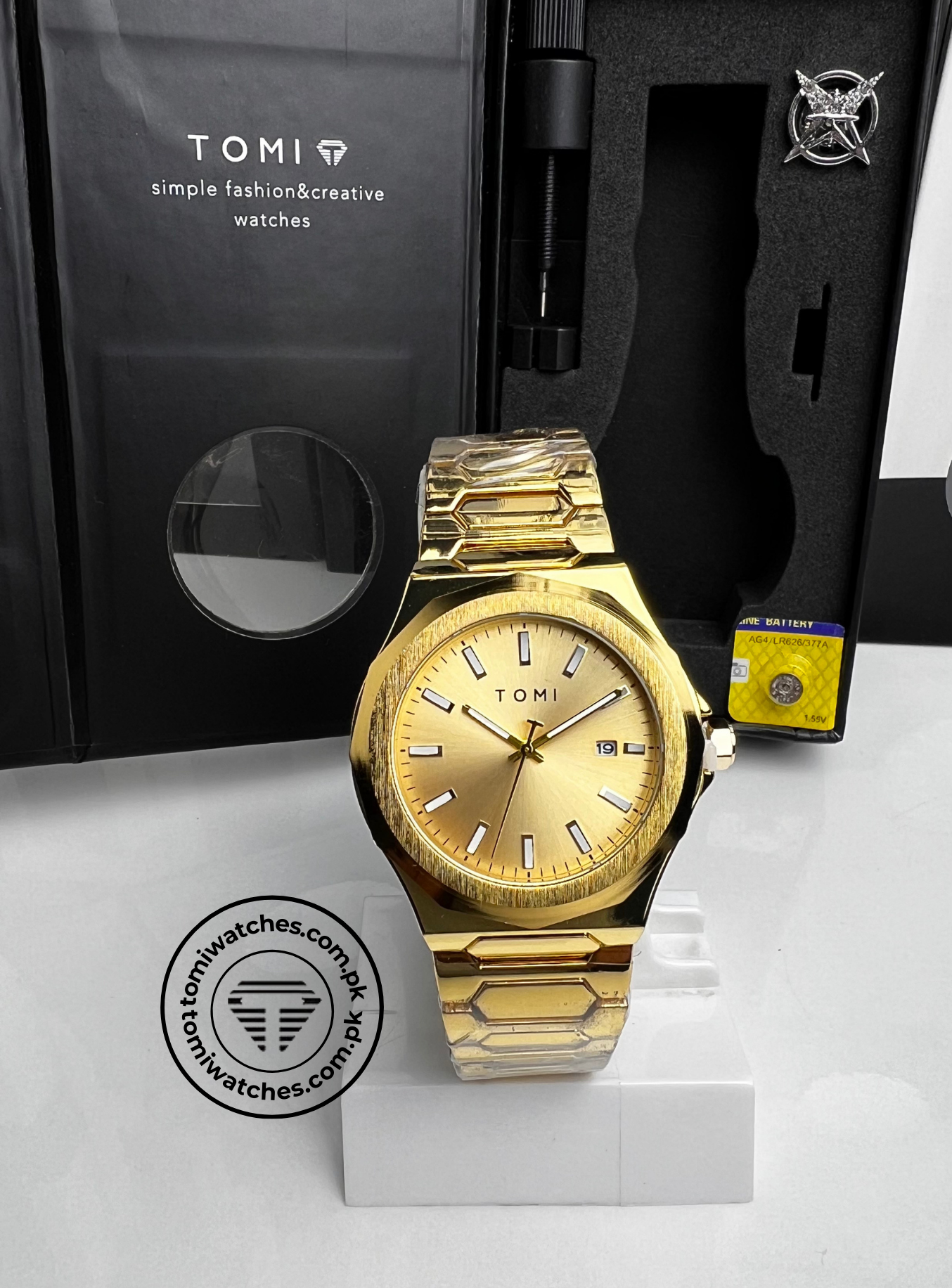 TOMI T-301 New Men's Luxury Watch Gift Box Set - Tomi Watches