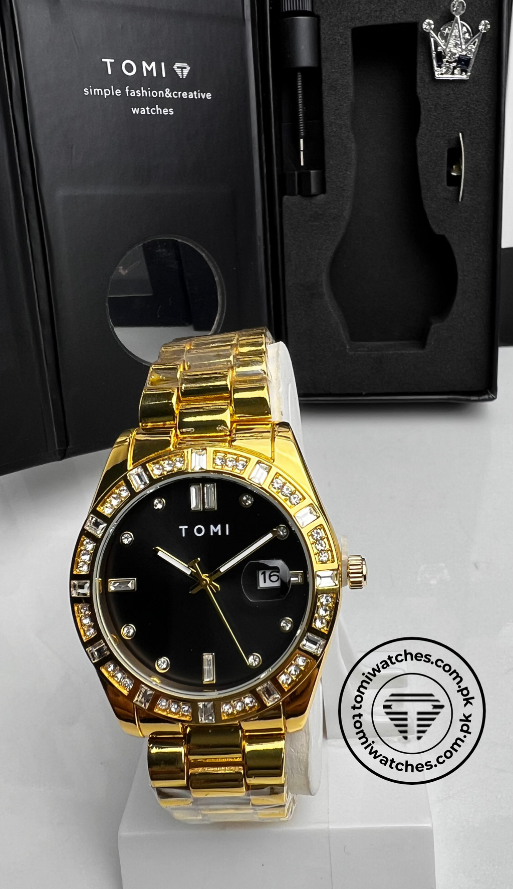 TOMI T-305  Luxury Men's Watch With Gift Box Set - Tomi Watches