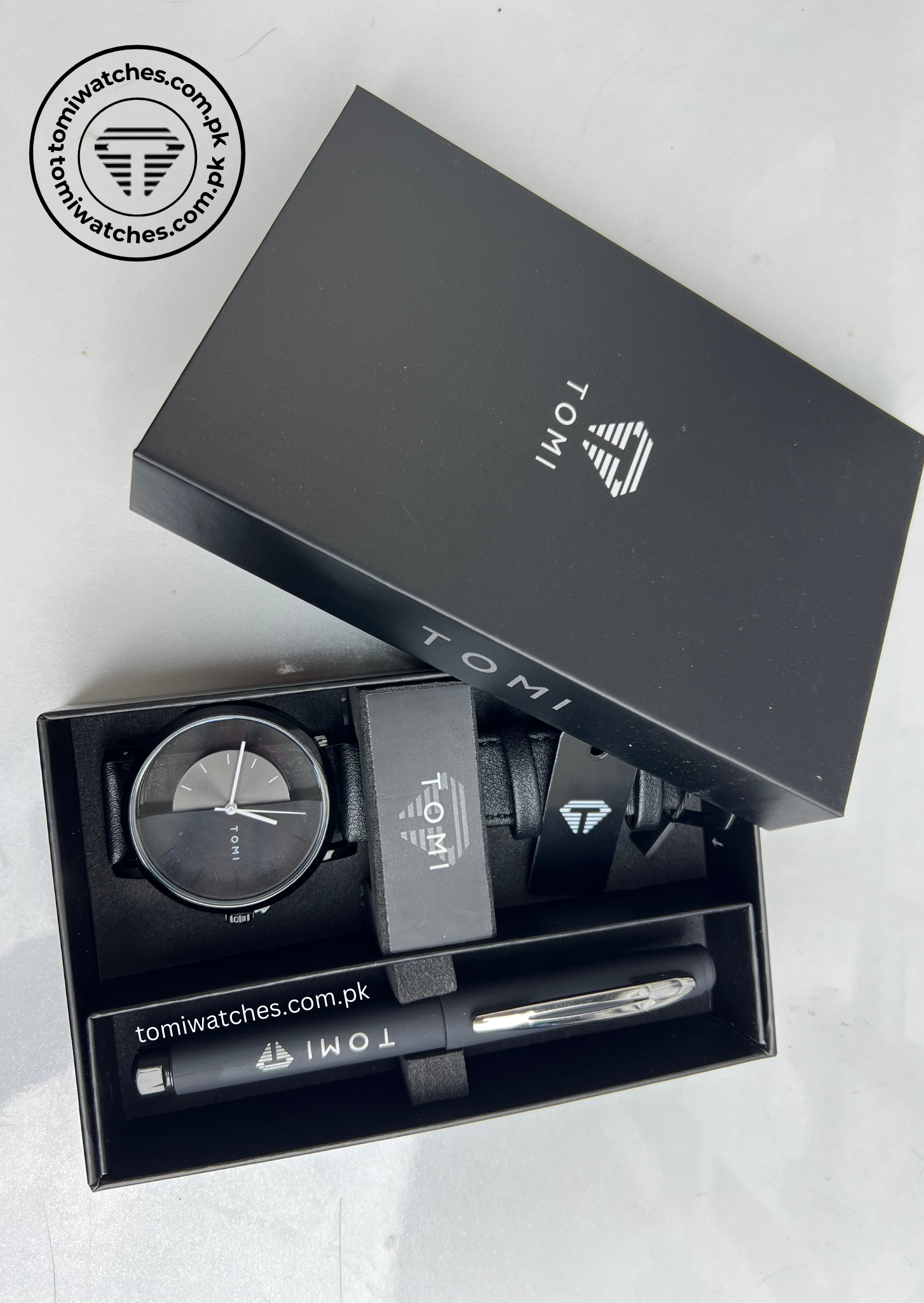 TOMI T-080 Unisex Watch with Pen Gift Set - Tomi Watches