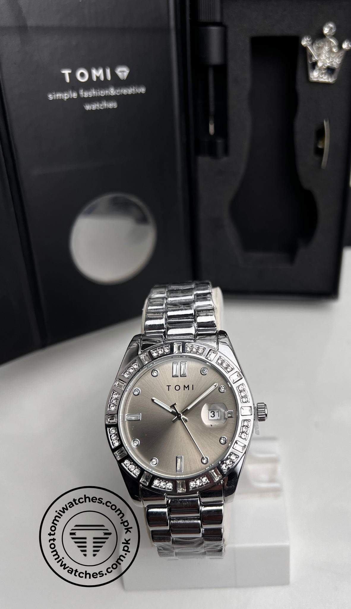TOMI T-305  Luxury Men's Watch With Gift Box Set - Tomi Watches
