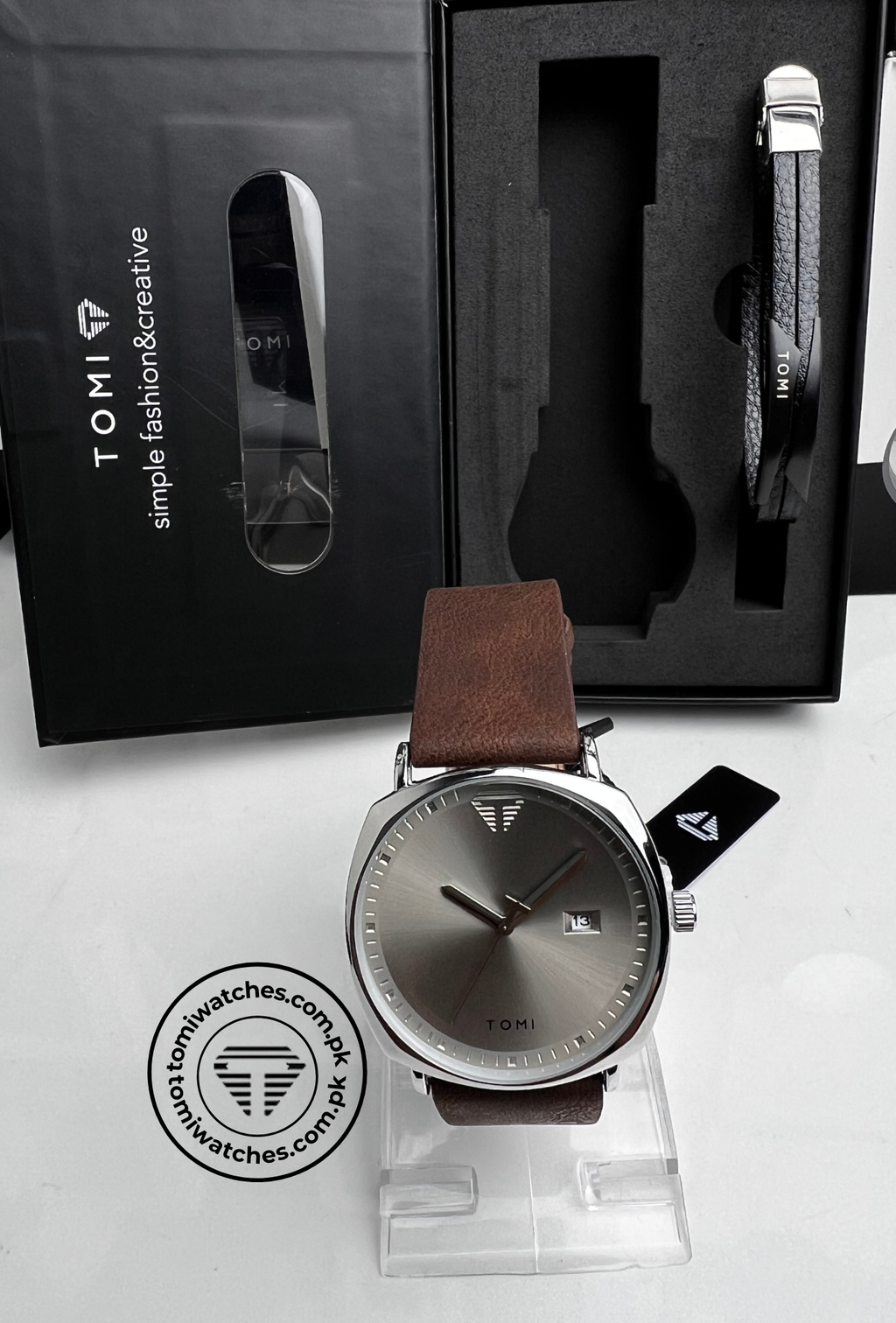 Tomi T-044 Watch & Bracelet Set - Tomi Watches