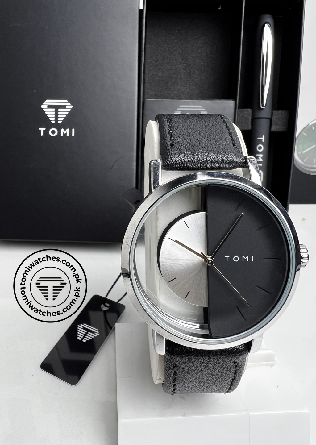 TOMI T-080 Unisex Watch with Pen Gift Set - Tomi Watches