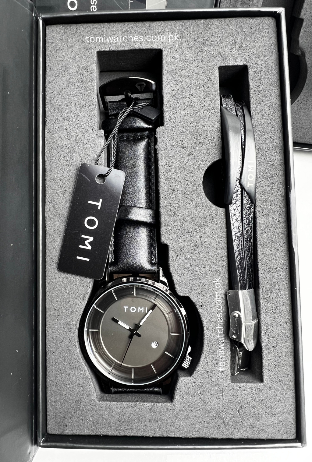 TOMI T-101 Stylish Watch & Bracelet Set for Men - Tomi Watches