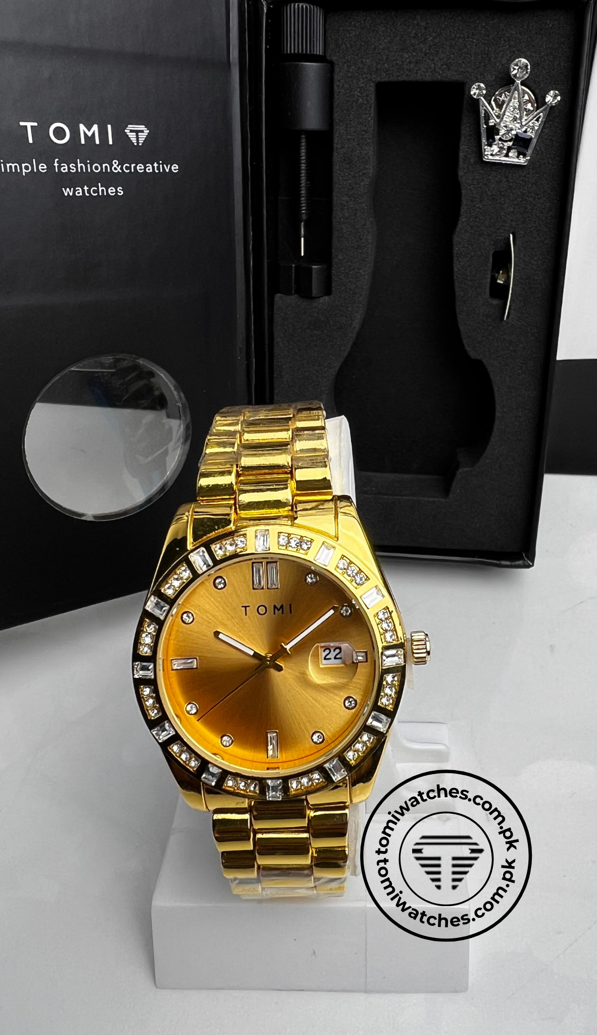 TOMI T-305  Luxury Men's Watch With Gift Box Set - Tomi Watches