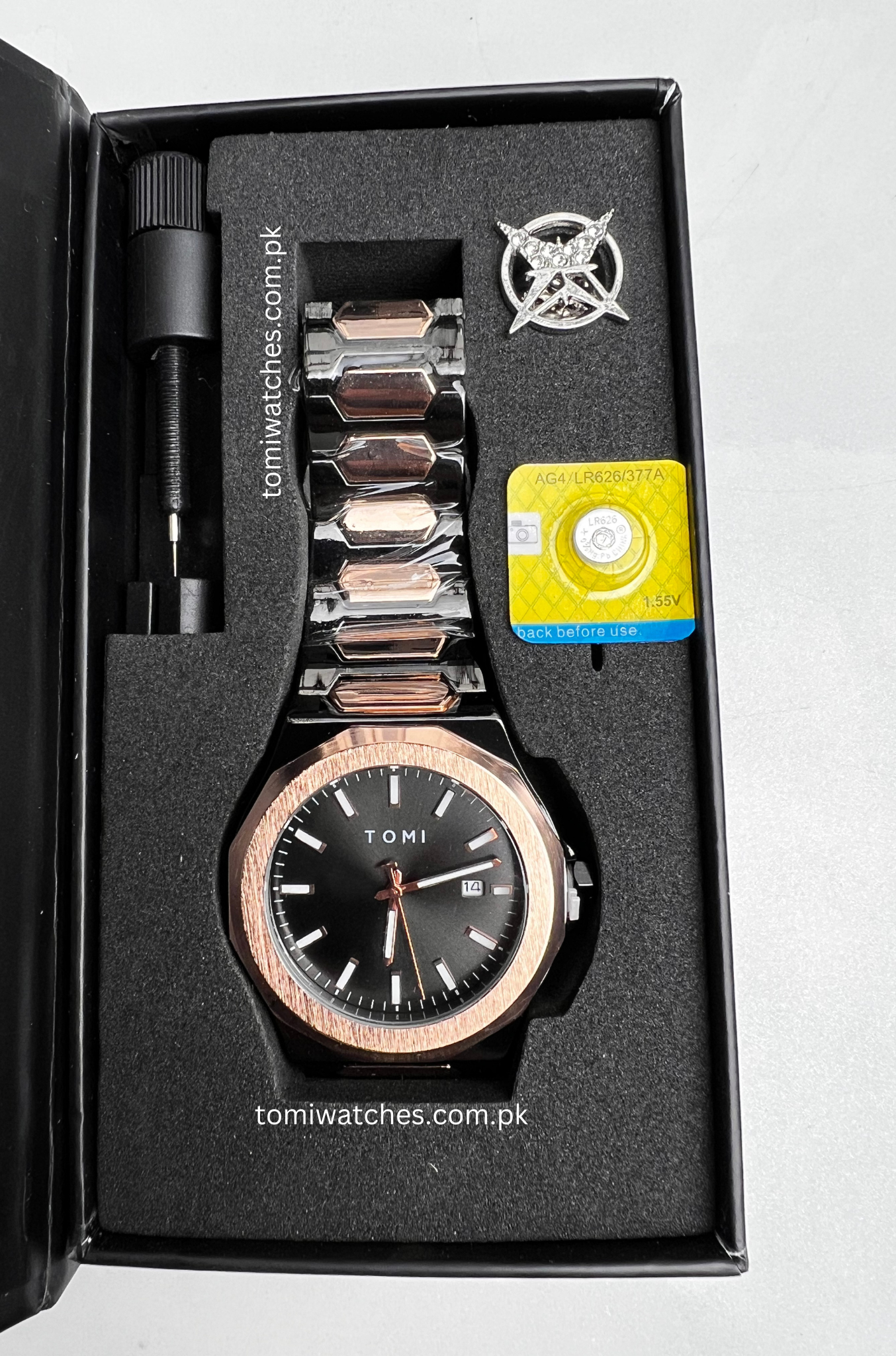 TOMI T-301 New Men's Luxury Watch Gift Box Set - Tomi Watches