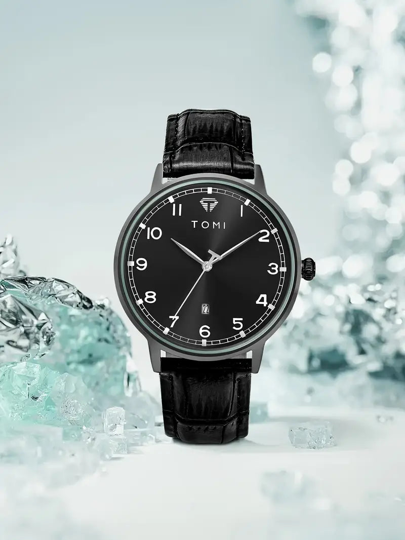 TOMI T-108 Unisex Quartz Date Watch For Men's - Tomi Watches