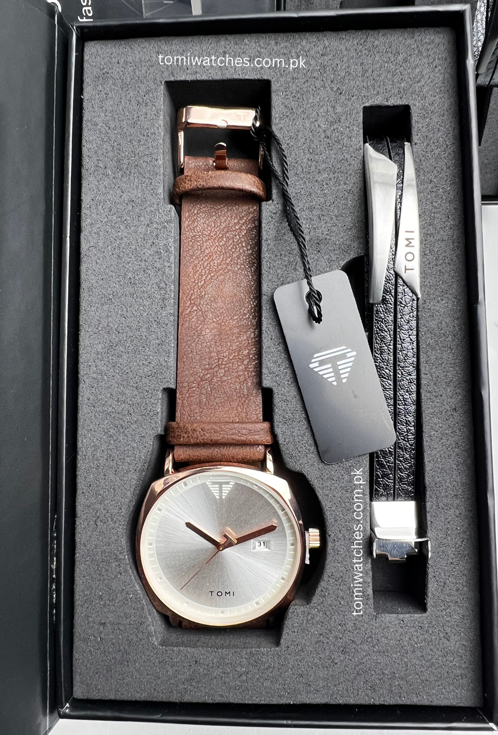 Tomi T-044 Watch & Bracelet Set - Tomi Watches