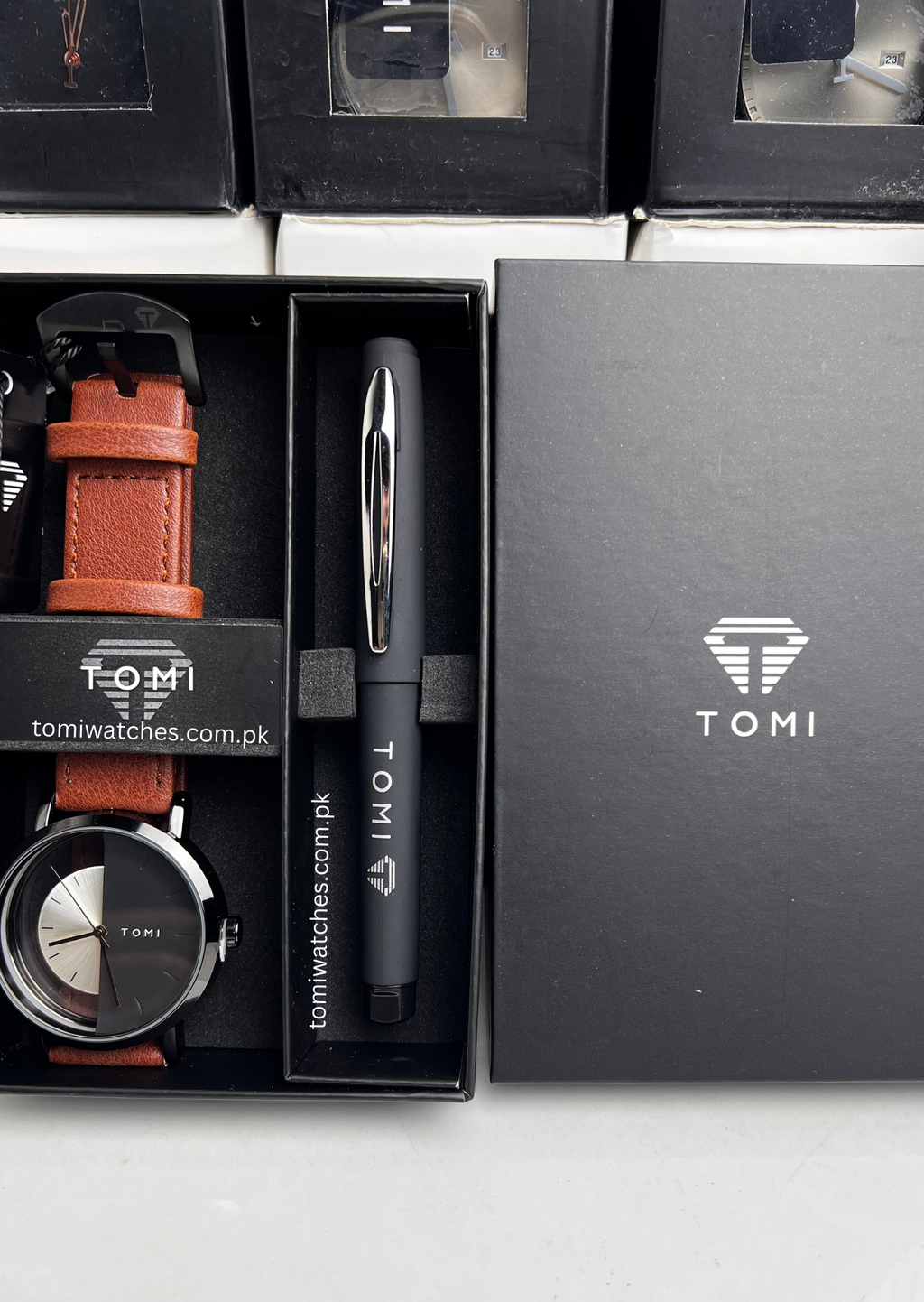 TOMI T-080 Unisex Watch with Pen Gift Set - Tomi Watches