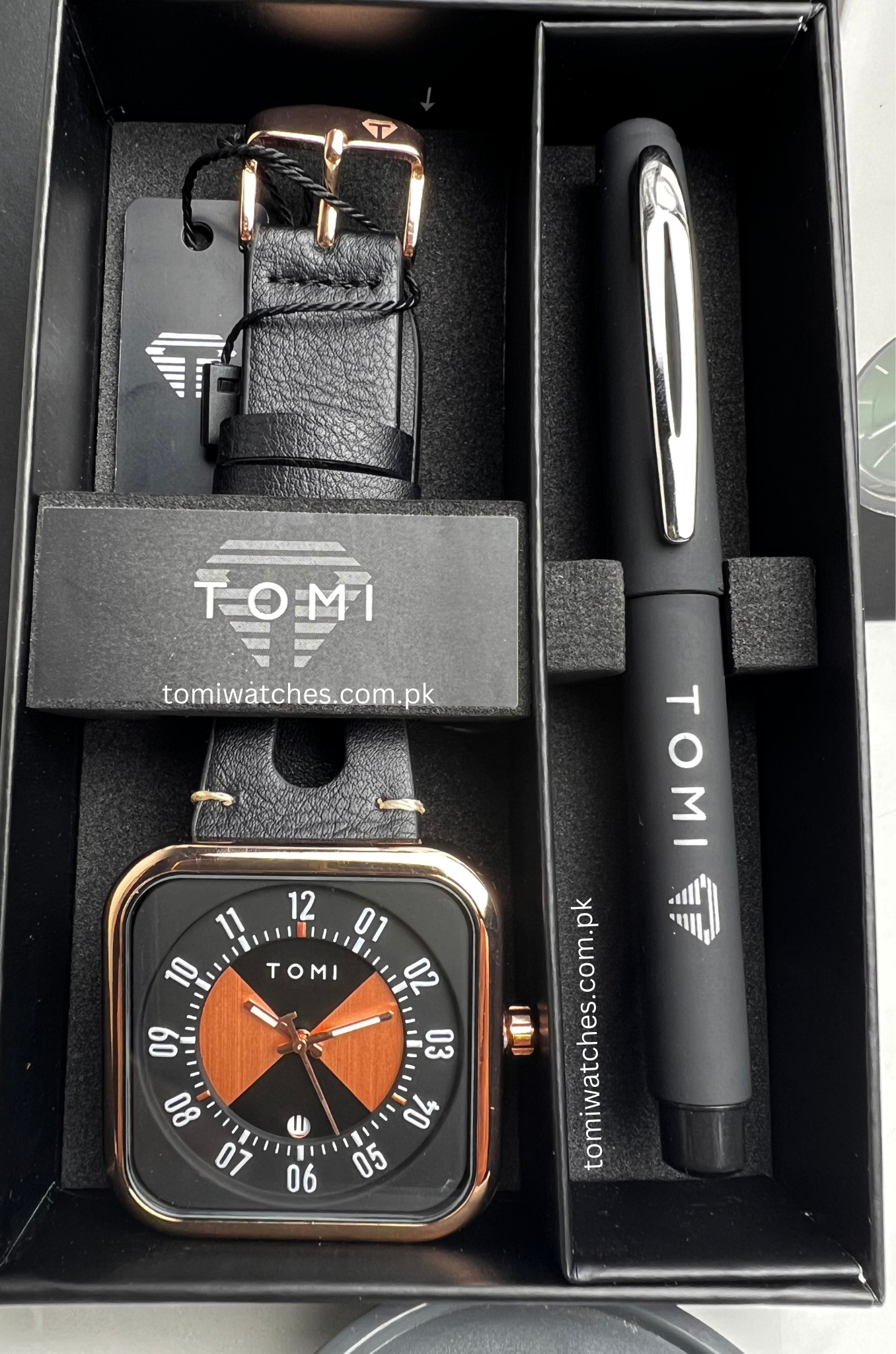 TOMI T-094 Luxury Watch with Pen Gift Set - Tomi Watches