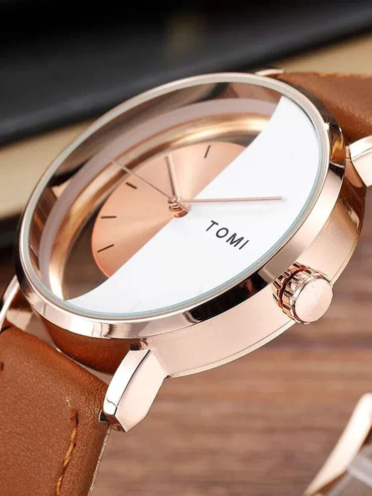 TOMI T-080 Unisex Watch with Pen Gift Set - Tomi Watches