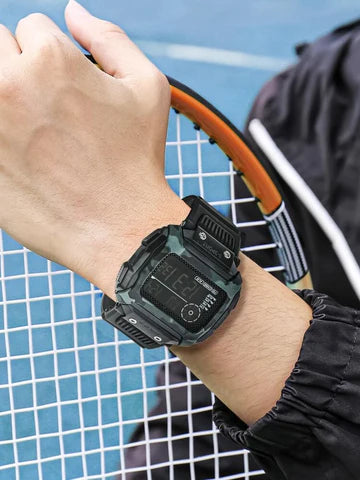 TOMI T-218 Digital Sports Watch with Square Dial - Tomi Watches