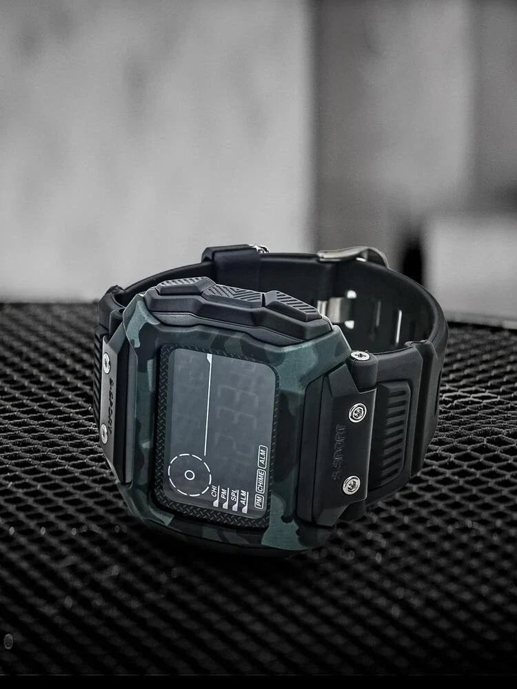 TOMI T-218 Digital Sports Watch with Square Dial - Tomi Watches