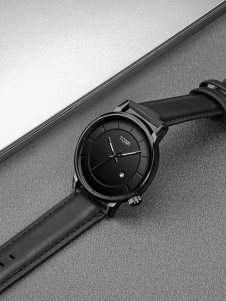 TOMI T-101 Men's Casual Quartz Watch with Date Display - Tomi Watches