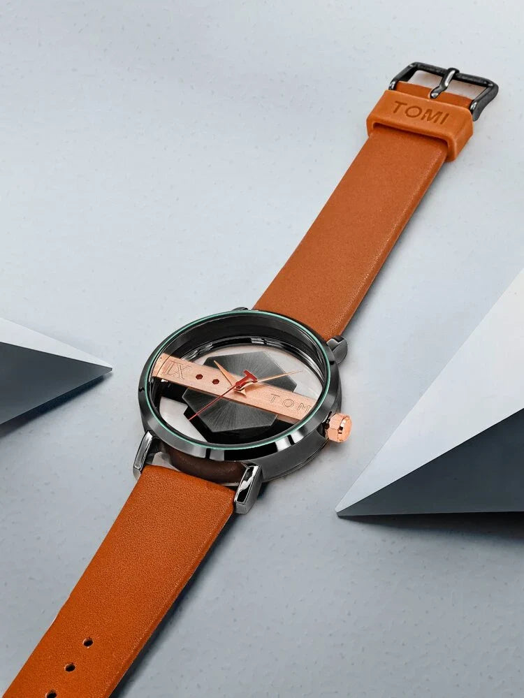 TOMI Unisex Watch Quartz Round Dial T-100 - Tomi Watches