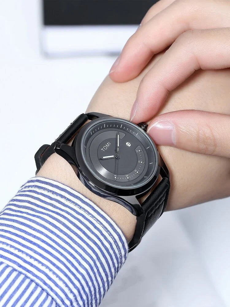 TOMI T-099 Men's Watch with Pen Gift Set - Tomi Watches