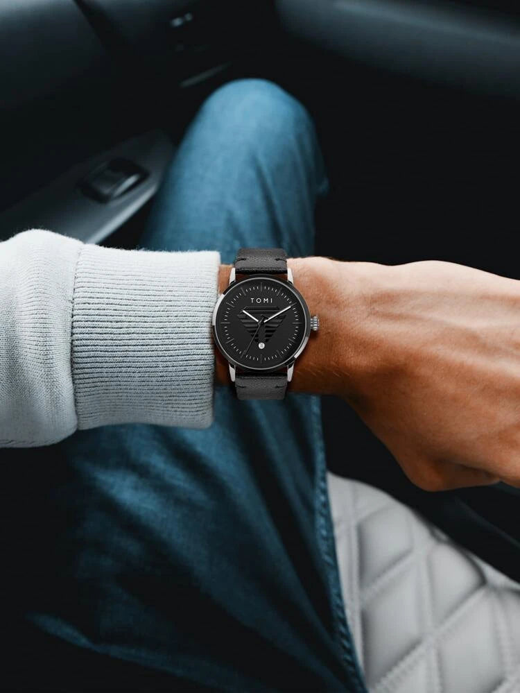 TOMI T-042 Watch For Men's Date Quartz - Tomi Watches