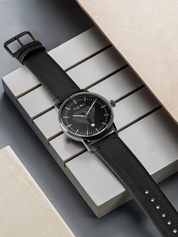 TOMI T-042 Watch For Men's Date Quartz - Tomi Watches