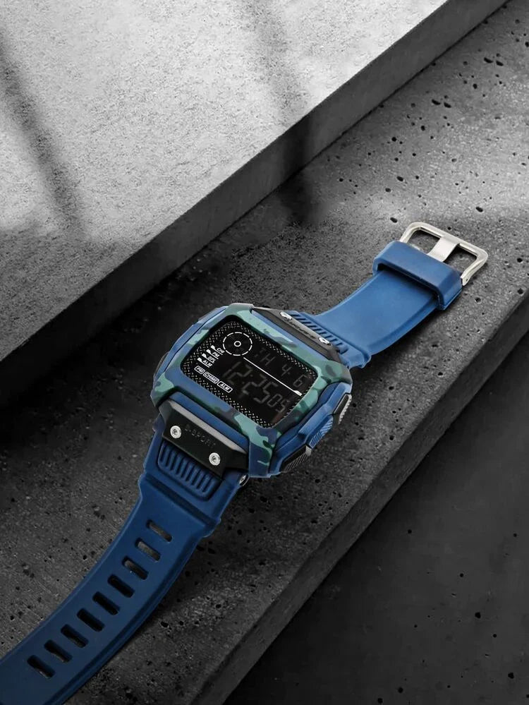 TOMI T-218 Digital Sports Watch with Square Dial - Tomi Watches