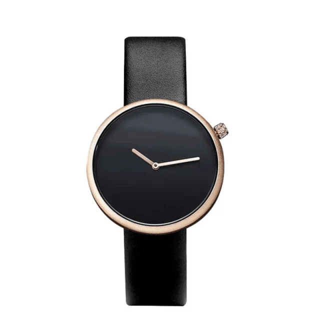TOMI T-078 Unisex Watch Round Dial Leather Strap - Tomi Watches