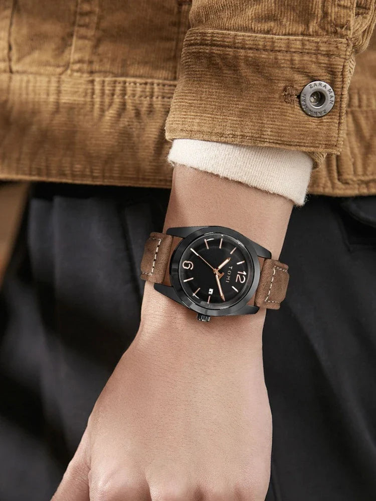 TOMI T-095 Men's Watch with Pen Gift Set - Tomi Watches
