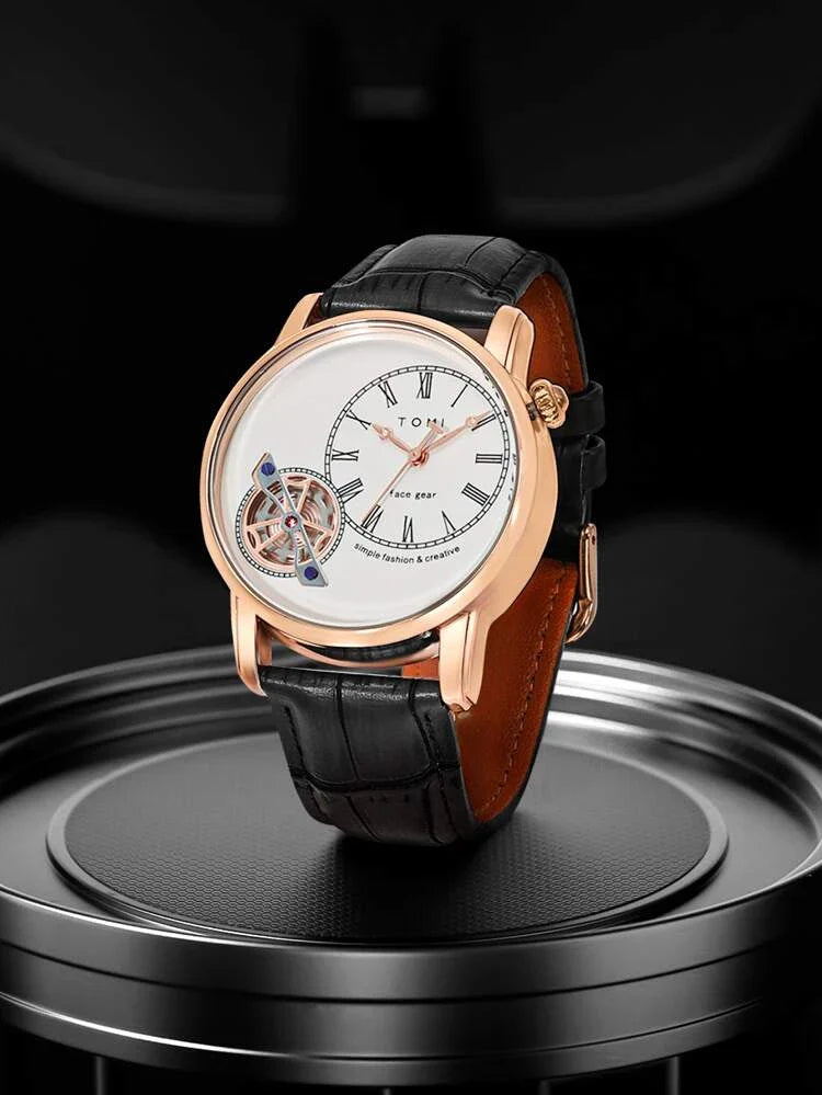 TOMI T-103 Face Gear Dual Strap Watch - Tomi Watches