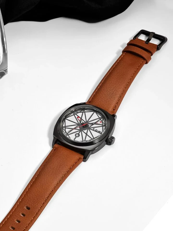 TOMI Men's Watch Square Dial T-112 - Tomi Watches