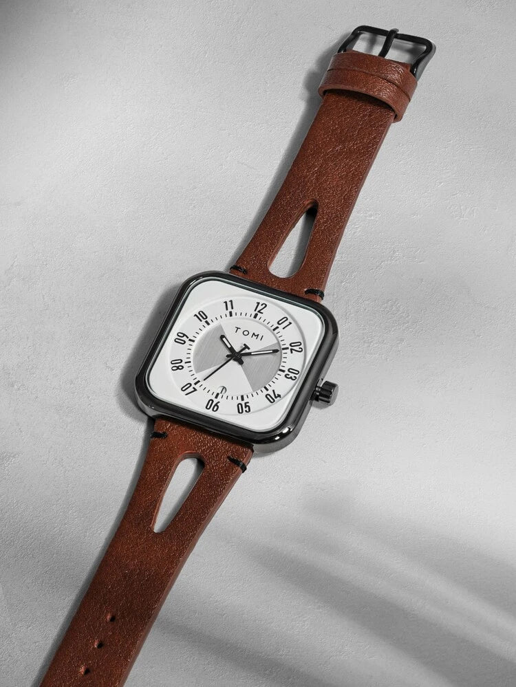 TOMI T-094 Luxury Square Dial Men's Watch - Tomi Watches
