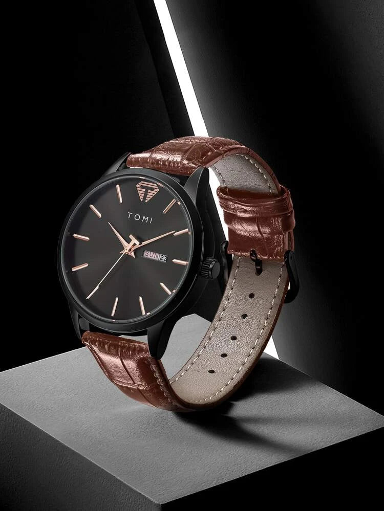 TOMI T-045 Quartz Wrist Watch For Men - Tomi Watches