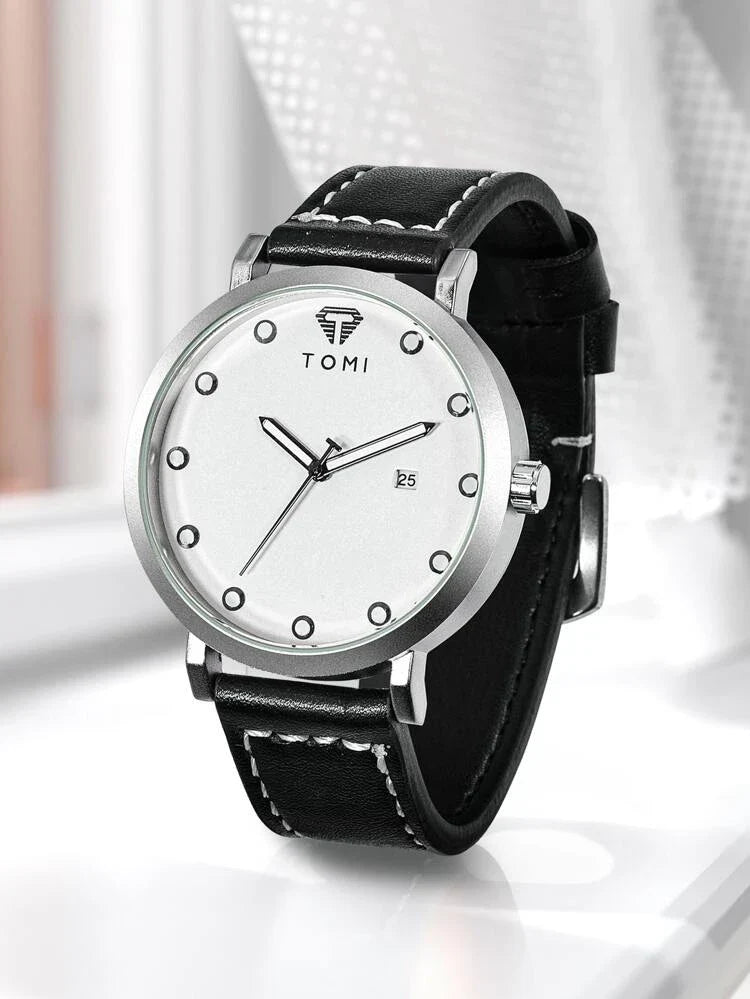 TOMI Luxury Watch Date Quartz T-074 - Tomi Watches