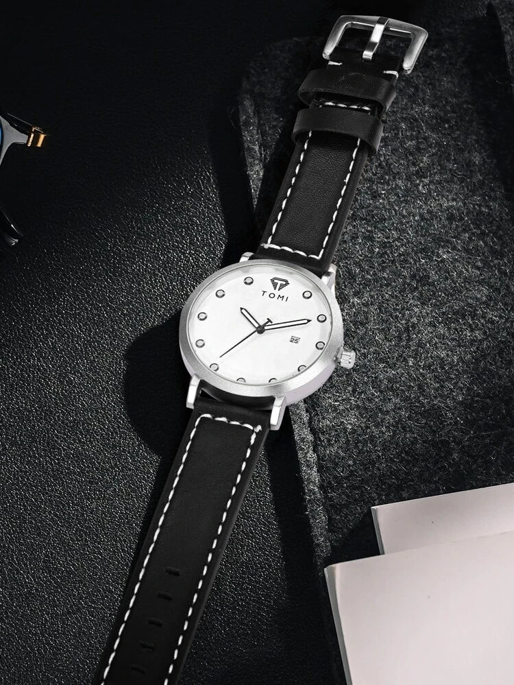 TOMI Luxury Watch Date Quartz T-074 - Tomi Watches