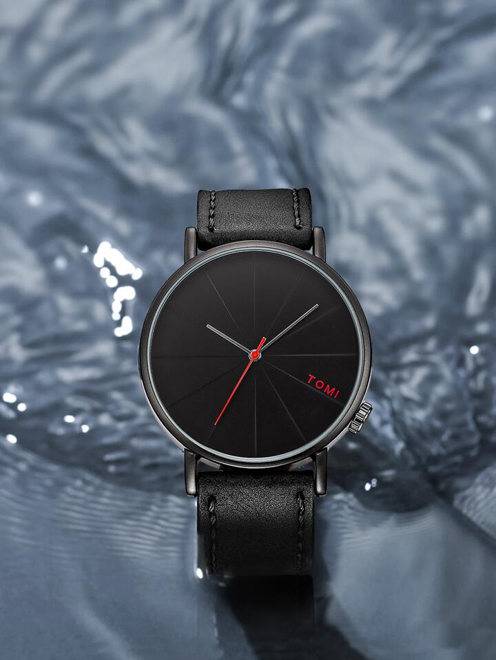 TOMI T-082 Quartz Slim Round Dial Watch - Tomi Watches