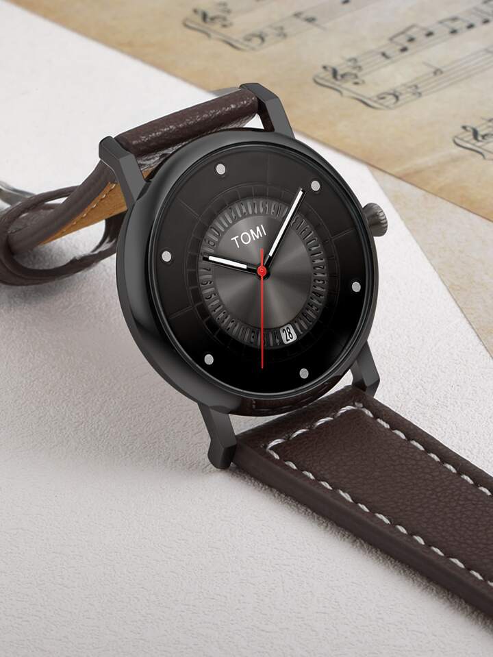 TOMI T-033 Men's Wrist Watch Date Quartz - Tomi Watches