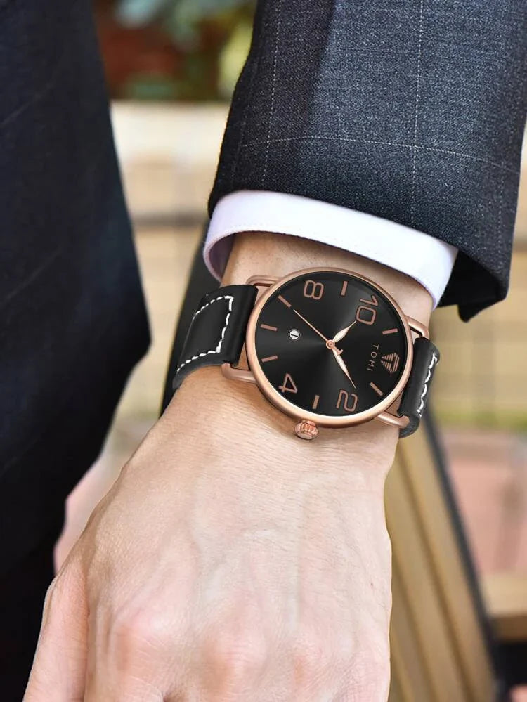 TOMI T-035 Men's Luxury Watch & Bracelet Gift Set - Tomi Watches