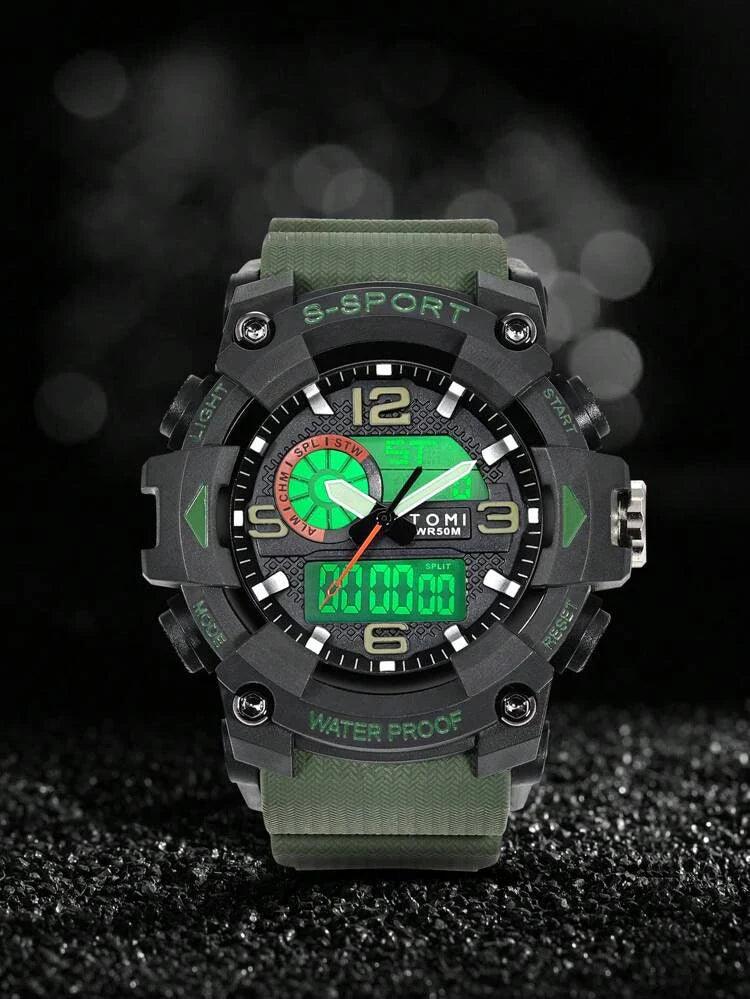 TOMI T-228 Men's Sports Watch Military Sports Watch - Tomi Watches