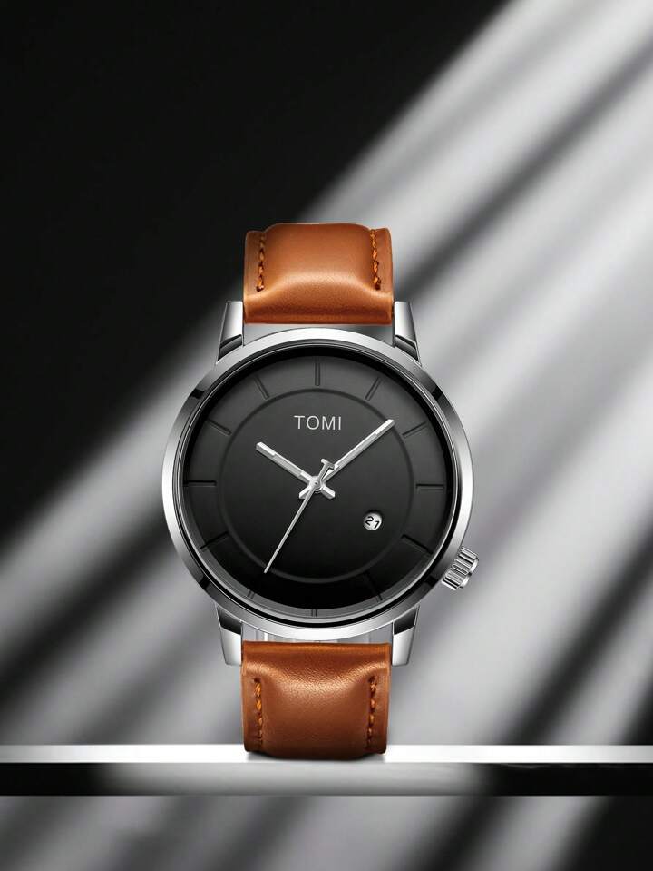 TOMI T-101 Men's Casual Quartz Watch with Date Display - Tomi Watches