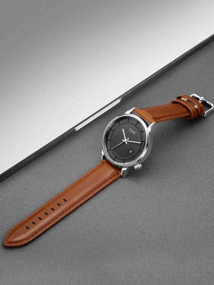 TOMI T-101 Men's Casual Quartz Watch with Date Display - Tomi Watches