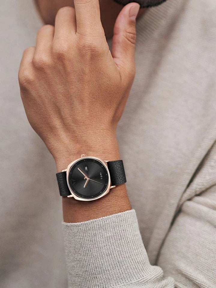 TOMI T-044 Men's Watch Leather Strap - Tomi Watches