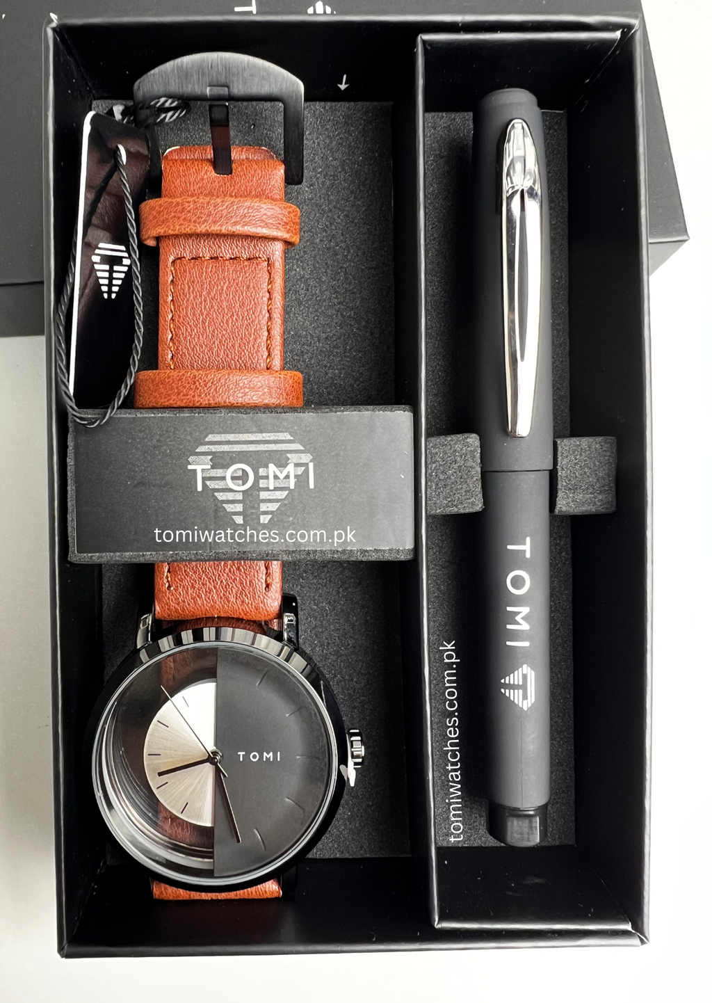 TOMI T-080 Unisex Watch with Pen Gift Set - Tomi Watches