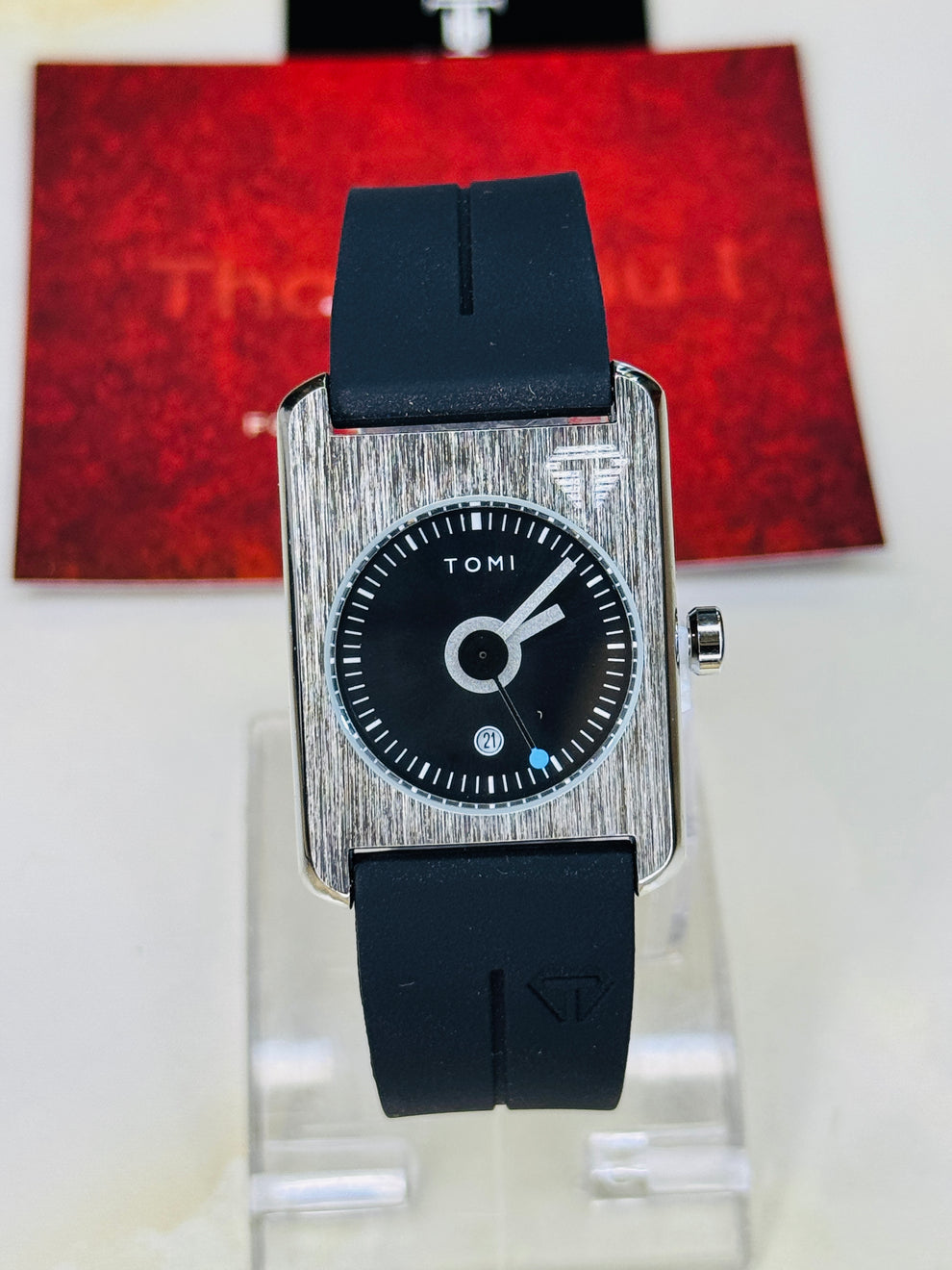 TOMI T-022 Magnet Master Lock Silicone Straps Tomi Tank Watches - Tomi Watches