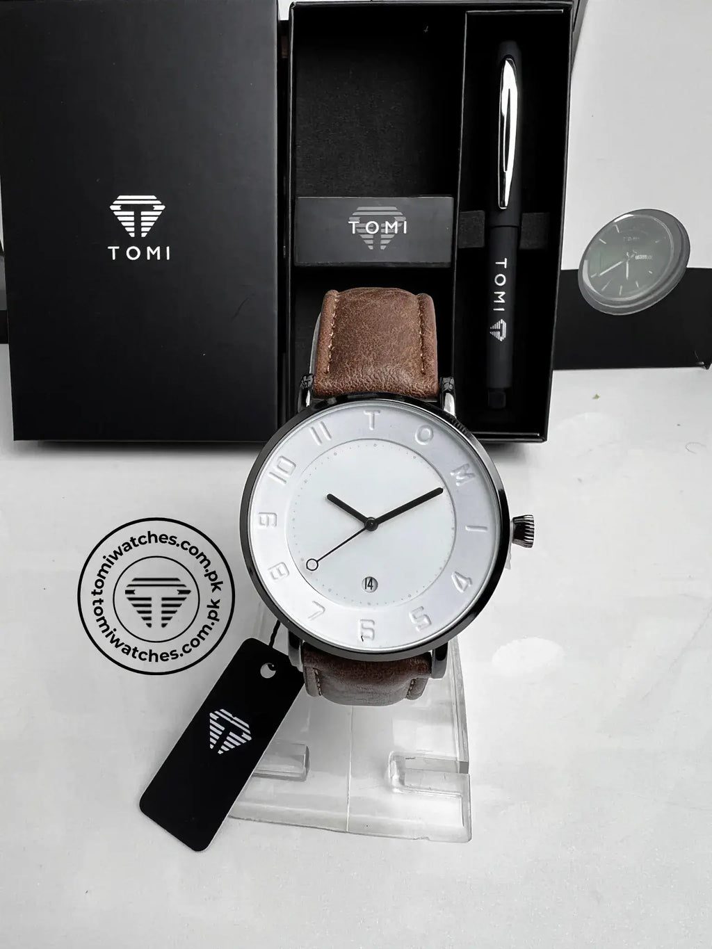 TOMI T-085 Men's Watch with Pen Gift Set - Tomi Watches