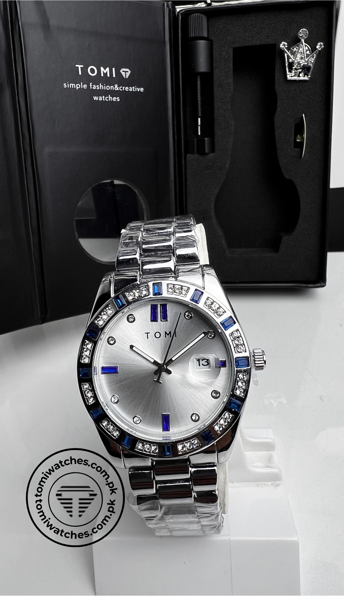 TOMI T-305  Luxury Men's Watch With Gift Box Set - Tomi Watches