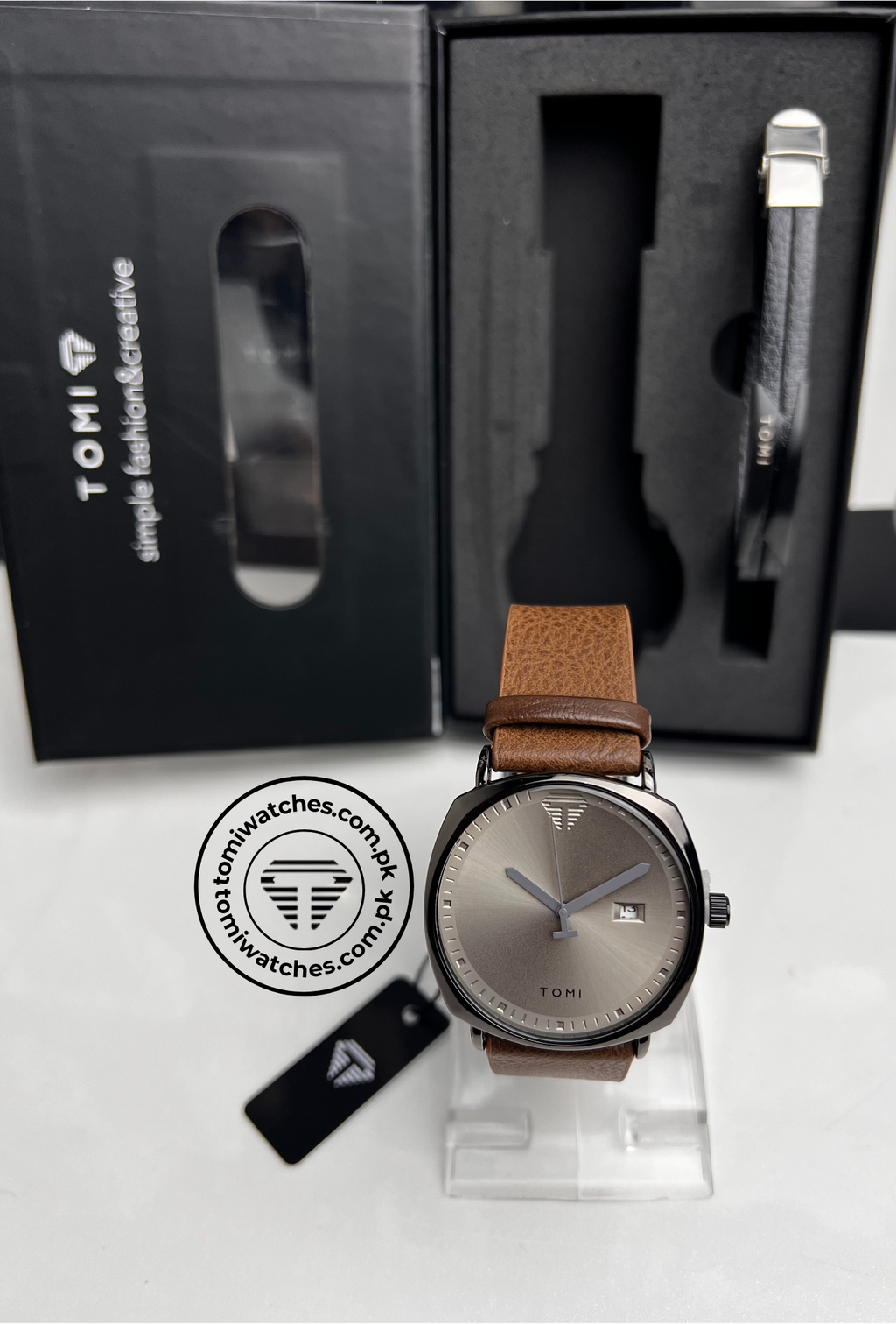 Tomi T-044 Watch & Bracelet Set - Tomi Watches